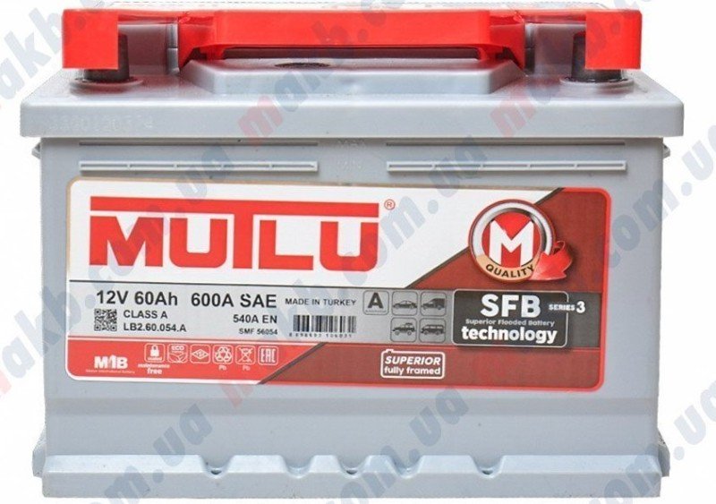 Mutlu SFB Technology 60Ah R+ 540A