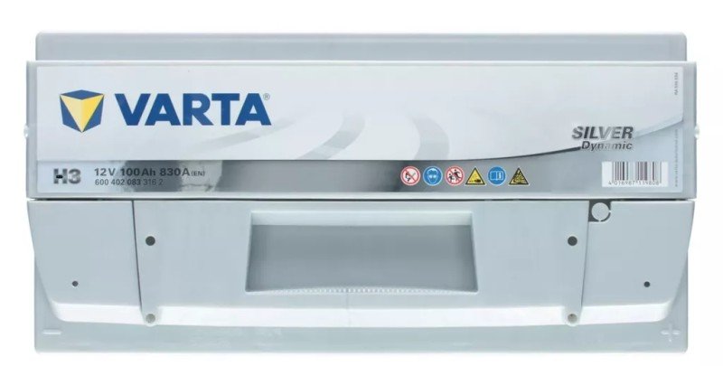 Varta 100Ah R+ 830A Silver Dynamic