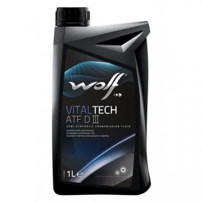 Трансмиссионное масло WOLF VITALTECH ATF DIII (1 л) Трансмиссионное масло WOLF VITALTECH ATF DIII (1 л)