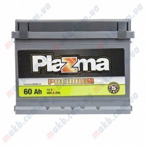 Аккумулятор Plazma Premium 60AH R+ 600A Аккумулятор Plazma Premium 60AH R+ 600A