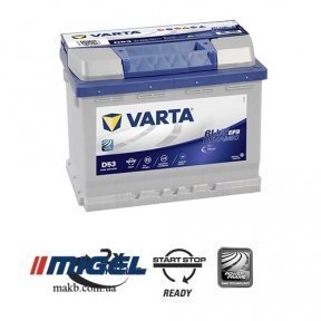 Аккумулятор Varta 60Ah R+ 560A Blue Dynamic EFB (Start-Stop) Аккумулятор Varta 60Ah R+ 560A Blue Dynamic EFB (Start-Stop)