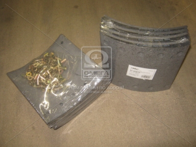 Накладка торм. (компл. на ось) PREMIUM 420х200 1-й рем. BPW, DAF SB, SAF (RIDER) Накладка торм. (компл. на ось) PREMIUM 420х200 1-й рем. BPW, DAF SB, SAF (RIDER)