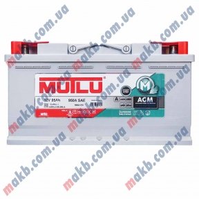 Аккумулятор Mutlu AGM Start-Stop 95Ah R+ 900A Аккумулятор Mutlu AGM Start-Stop 95Ah R+ 900A
