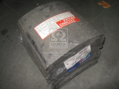 Накладка гальмівний. (компл. на вісь) 419х203 2-ї рем. FRUEHAUF, ROR, TRAILOR (вир-во Techno Brake) Накладка гальмівний. (компл. на вісь) 419х203 2-ї рем. FRUEHAUF, ROR, TRAILOR (вир-во Techno Brake)