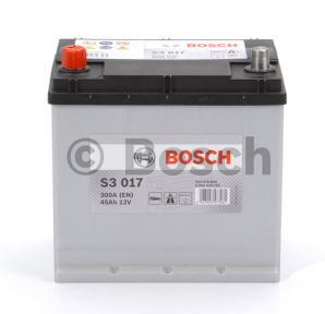 Аккумулятор Bosch S3 (S3017) 45AH JL+300A (EN) Аккумулятор Bosch S3 (S3017) 45AH JL+300A (EN)