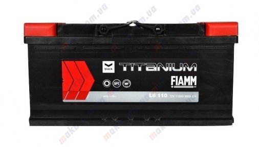 Аккумулятор Fiamm Titanium Black 110Ah R+ 950A Аккумулятор Fiamm Titanium Black 110Ah R+ 950A