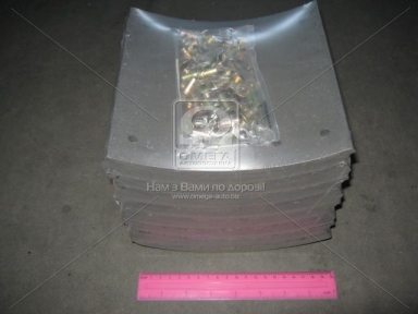 Накладка торм. (компл. на ось) 420х200 2-й рем. BPW, DAF SB, SAF (пр-во Lumag) Накладка торм. (компл. на ось) 420х200 2-й рем. BPW, DAF SB, SAF (пр-во Lumag)