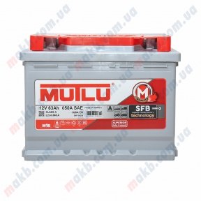 Аккумулятор Mutlu SFB Technology (Ser3) 63Ah R+ 600A Аккумулятор Mutlu SFB Technology (Ser3) 63Ah R+ 600A