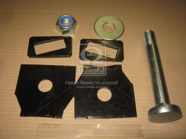 Болт М30*3,5*200*62 рессоры BPW в сб. (гайка, пластины) (пр-во Sampa) Болт М30*3,5*200*62 рессоры BPW в сб. (гайка, пластины) (пр-во Sampa)