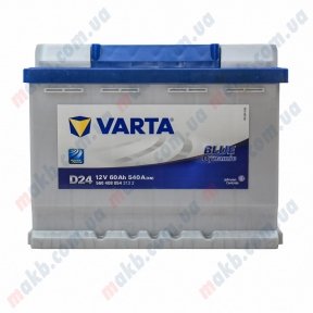 Аккумулятор Varta 60Ah L+ 540A Blue Dynamic Аккумулятор Varta 60Ah L+ 540A Blue Dynamic