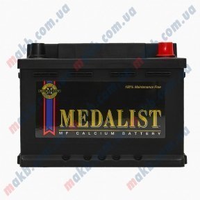 Аккумулятор Medalist 61Ah R+ 600A (низкобазовый) Аккумулятор Medalist 61Ah R+ 600A (низкобазовый)