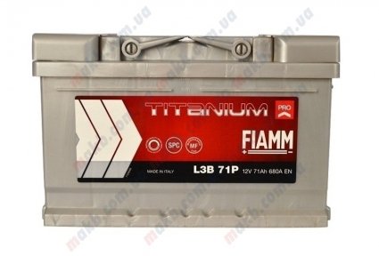 Аккумулятор Fiamm Titanium Pro 71Ah R+ 680A (низкобазовый) Аккумулятор Fiamm Titanium Pro 71Ah R+ 680A (низкобазовый)