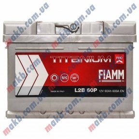 Аккумулятор Fiamm Titanium Pro 60Ah R+ 600A (низкобазовый) Аккумулятор Fiamm Titanium Pro 60Ah R+ 600A (низкобазовый)