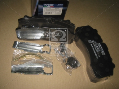 Колодка торм. диск. (компл. на ось) BPW, DAF XF95, IVECO, MB ACTROS, SAF (пр-во Techno Brake) Колодка торм. диск. (компл. на ось) BPW, DAF XF95, IVECO, MB ACTROS, SAF (пр-во Techno Brake)