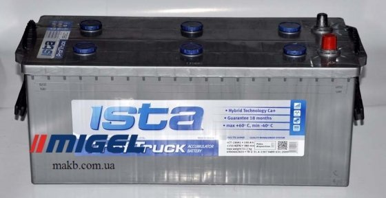 Аккумулятор Ista 190Ah L+ 1150A Аккумулятор Ista 190Ah L+ 1150A