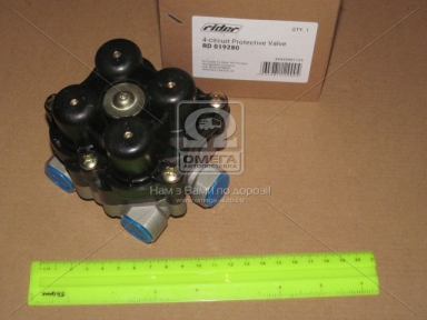 Кран захисно. четырехконтурный (RIDER)