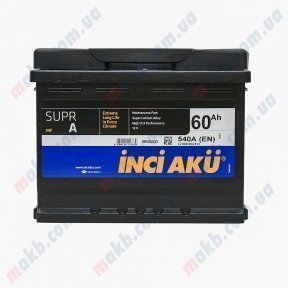 Аккумулятор INCI-AKU Supr A 60Ah R+ 540A Аккумулятор INCI-AKU Supr A 60Ah R+ 540A