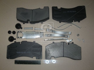 Колодка торм. диск. (компл. на ось) BPW RS-SB 4309T (пр-во Lumag) Колодка торм. диск. (компл. на ось) BPW RS-SB 4309T (пр-во Lumag)