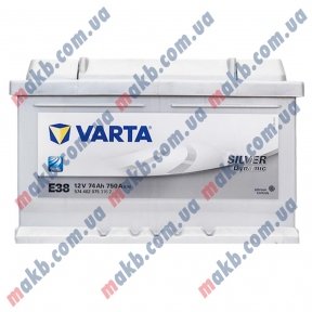 Аккумулятор Varta 74Ah R+ 750A Silver Dynamic (низкобазовый) Аккумулятор Varta 74Ah R+ 750A Silver Dynamic (низкобазовый)