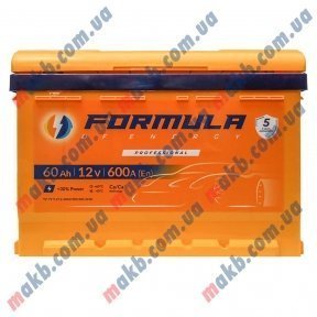 Аккумулятор FORMULA 60Ah R+ 600A (низкобазовый) Аккумулятор FORMULA 60Ah R+ 600A (низкобазовый)