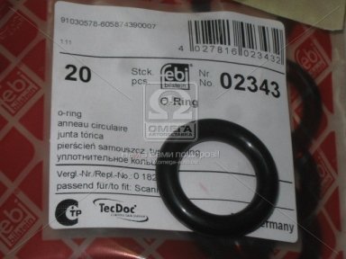 Кольцо 23,5x6,5 уплотнительное рессоры SCANIA (пр-во Febi) Кольцо 23,5x6,5 уплотнительное рессоры SCANIA (пр-во Febi)