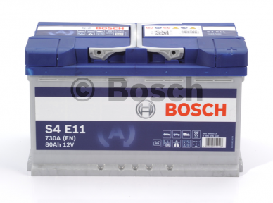 Аккумулятор Bosch S4E 80AH R+ 730A EFB (START-STOP) Аккумулятор Bosch S4E 80AH R+ 730A EFB (START-STOP)