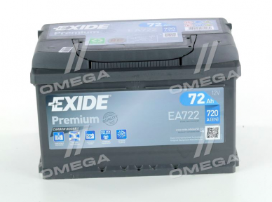 Аккумулятор Exide Premium 72Ah R+ 720A Аккумулятор Exide Premium 72Ah R+ 720A