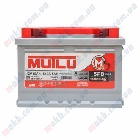 Аккумулятор Mutlu SFB Technology 60Ah R+ 510A Аккумулятор Mutlu SFB Technology 60Ah R+ 510A