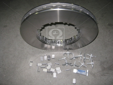 Диск тормозной с креплением клиньями DAF CF65/ 75/ 85, XF95 (пр-во Truck Services)