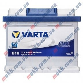 Аккумулятор Varta 44Ah R+ 440A Blue Dynamic Аккумулятор Varta 44Ah R+ 440A Blue Dynamic