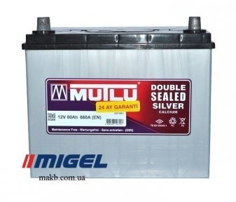 Аккумулятор Mutlu Silver Calcium 80Ah JL+ 660A Аккумулятор Mutlu Silver Calcium 80Ah JL+ 660A