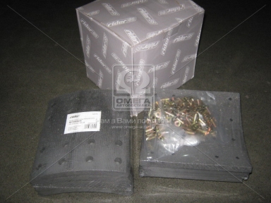 Накладка торм. (компл. на ось) 420х200 станд. DAF XF9575CF,F85,SB (RIDER) Накладка торм. (компл. на ось) 420х200 станд. DAF XF9575CF,F85,SB (RIDER)