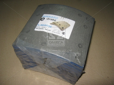 Накладка торм. (компл. на ось) 419х178 (Отв.6,35мм) станд. ROR TA,TC,TM,FRU (пр-во Winnard) Накладка торм. (компл. на ось) 419х178 (Отв.6,35мм) станд. ROR TA,TC,TM,FRU (пр-во Winnard)