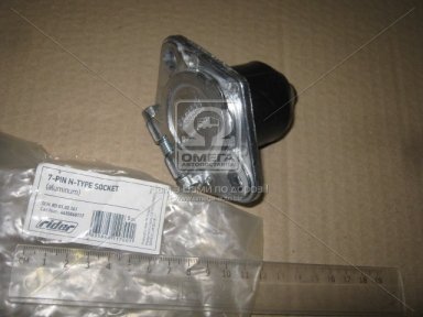 Розетка штифт 7 полюс. N алюмин (контакты штекер) (RIDER) Розетка штифт 7 полюс. N алюмин (контакты штекер) (RIDER)