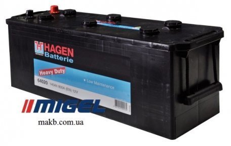Аккумулятор Hagen 140Ah L+ 800A Аккумулятор Hagen 140Ah L+ 800A