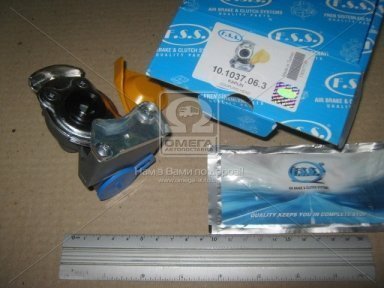 Головка соед. М22х1,5 палм с/к желтая (пр-во F.S.S) Головка соед. М22х1,5 палм с/к желтая (пр-во F.S.S)