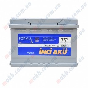 Акумулятор INCI-AKU Formul A 75Ah R+ 700A Акумулятор INCI-AKU Formul A 75Ah R+ 700A