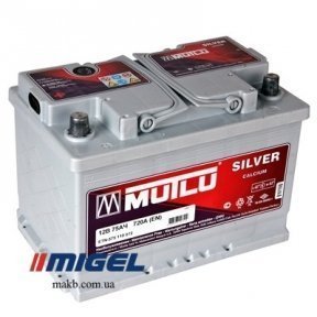 Аккумулятор Mutlu Silver Calcium 75Ah R+ 720A Аккумулятор Mutlu Silver Calcium 75Ah R+ 720A