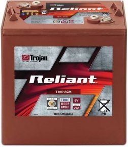 Аккумулятор тяговый TROJAN T105-AGM Аккумулятор тяговый TROJAN T105-AGM