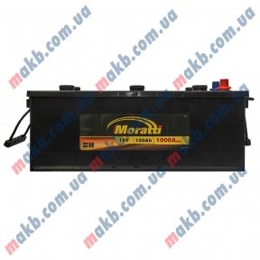 Акумулятор Moratti 150Ah L+ 1000A Акумулятор Moratti 150Ah L+ 1000A