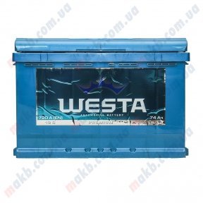 Аккумулятор WESTA 74Ah L+ 720A Аккумулятор WESTA 74Ah L+ 720A