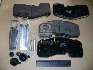 Колодка гальмівний. диск. (компл. на вісь) BPW SKH (вир-во TRW) Колодка гальмівний. диск. (компл. на вісь) BPW SKH (вир-во TRW)