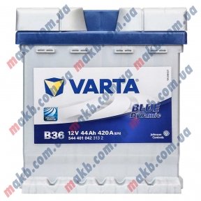 Акумулятор Varta 44Ah R+ 420A Blue Dynamic Акумулятор Varta 44Ah R+ 420A Blue Dynamic