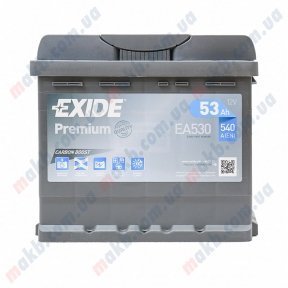 Аккумулятор Exide Premium 53Ah R+ 540A Аккумулятор Exide Premium 53Ah R+ 540A