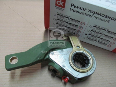 Важіль гальмівний. (трещітка) SCANIA прав. 16x165x308 град. <ДК> Важіль гальмівний. (трещітка) SCANIA прав. 16x165x308 град. <ДК>