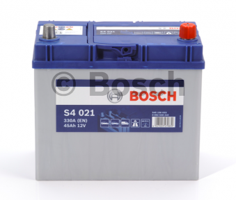 Аккумулятор Bosch S4 SIlver 45AH JR+330A (EN) Аккумулятор Bosch S4 SIlver 45AH JR+330A (EN)
