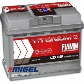 Аккумулятор Fiamm Titanium Pro 64Ah R+ 610A Аккумулятор Fiamm Titanium Pro 64Ah R+ 610A