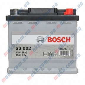 Аккумулятор BOSCH S3 45 AH R+400A (EN)  Аккумулятор BOSCH S3 45 AH R+400A (EN)