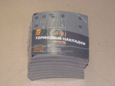 Накладка торм. (компл. на ось) 419х178 (Отв.6,35мм) 2-й рем. ROR TA, FRUEHAUF (пр-во TRU) Накладка торм. (компл. на ось) 419х178 (Отв.6,35мм) 2-й рем. ROR TA, FRUEHAUF (пр-во TRU)