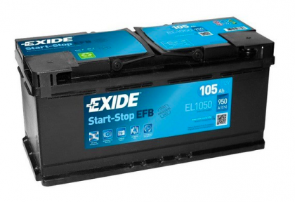 Акумулятор Exide EFB Start-Stop 105Ah R+ 950A Акумулятор Exide EFB Start-Stop 105Ah R+ 950A